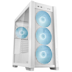 Asus TUF Gaming GT302 ARGB, 4x140mm ARGB Fans, E-ATX Mid Tower Cabinet (White)