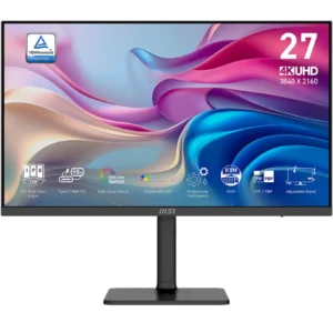 MSI Modern MD272UPHG | 27 Inch 2160p UHD (4K) 60Hz IPS Adjustable Stand Monitor