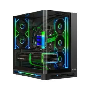 Ant Esports Crystal ARC Pro ARGB ATX Mid Tower Cabinet (Black)