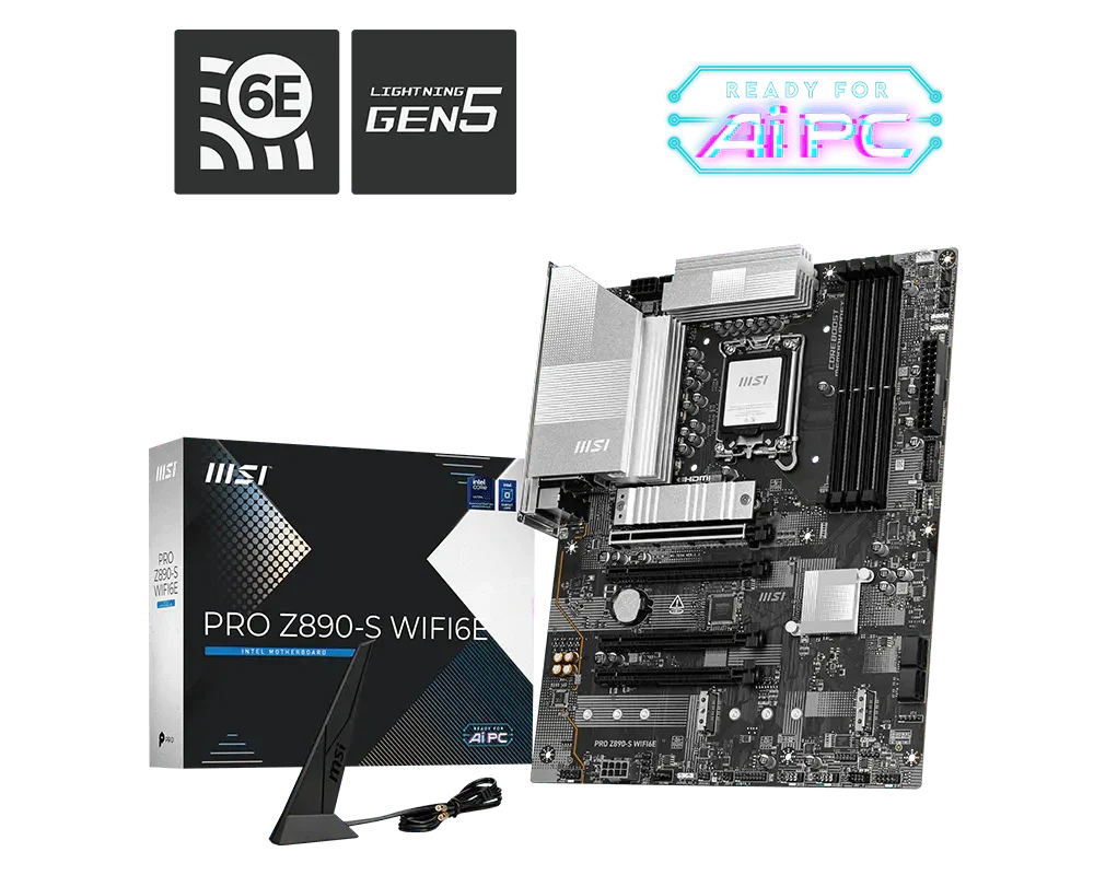 MSI PRO Z890-S WIFI6E Motherboard