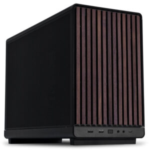Lian Li A3-mATX Wood, Mesh Panel, M-ATX Mini-Tower Cabinet (Black)