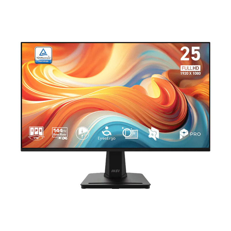 MSI PRO MP251 E14L | 25 Inch 1080p FHD 144Hz IPS Monitor