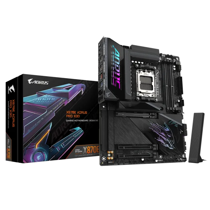 Gigabyte X870E Aorus Pro X3D Motherboard