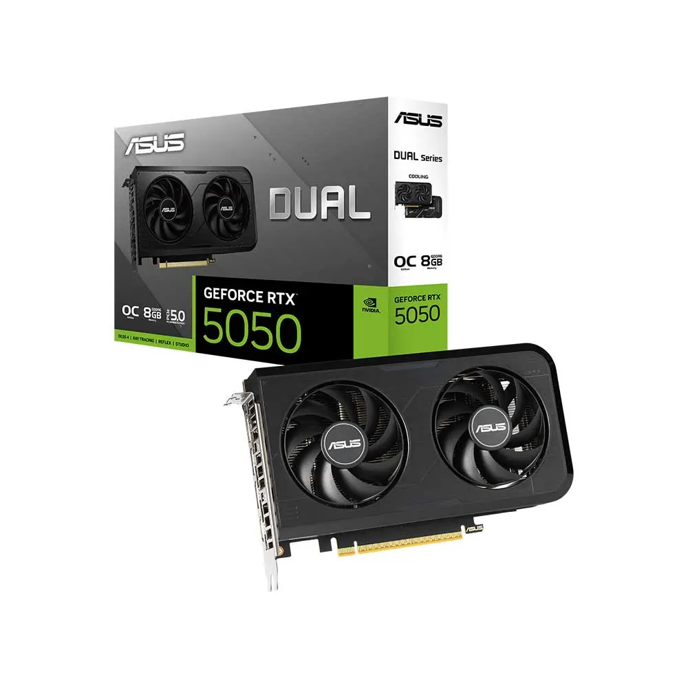 ASUS Dual RTX 5050 OC Edition 8GB GDDR6 Graphics Card