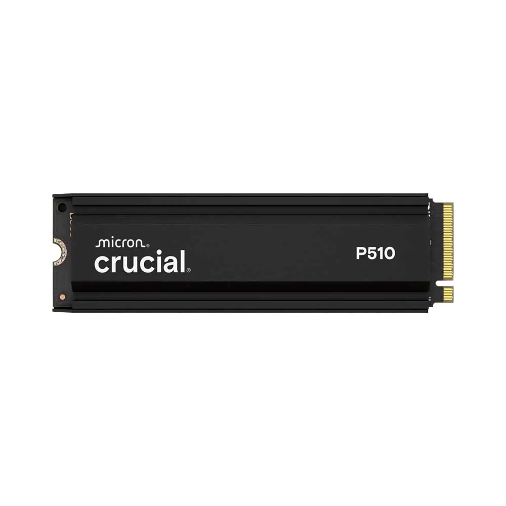 Crucial P510 1TB M.2 NVMe Gen5 11000MB/s with Heatsink Internal SSD