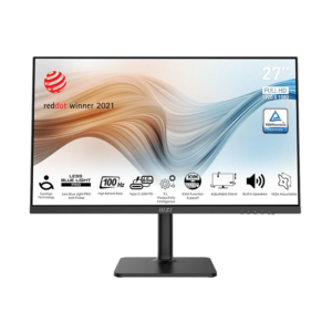 MSI Modern MD272XP | 27 Inch 1080p FHD 100Hz IPS Adjustable Stand Monitor