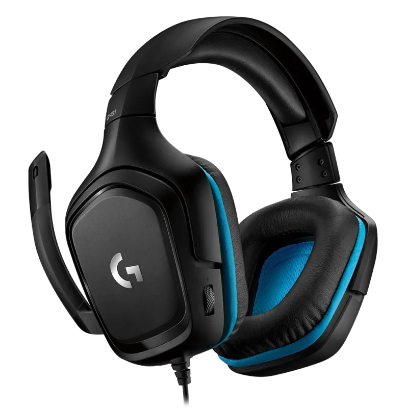 Logitech G431 Wired Gaming Headset (Black)