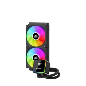 Ant Esports ICEStorm-240 ARGB Liquid Cooler with Temp Display (Black)