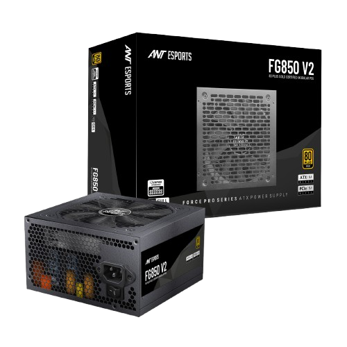 Ant Esports FG850 V2 ATX 3.1 850W 80 Plus Gold Full Modular Power Supply
