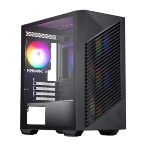 MSI PAG SHIELD M500A, 4 Auto RGB Fans, M-ATX Mini-Tower Cabinet (Black)