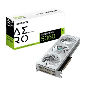 Gigabyte RTX 5060 Aero OC 8GB GDDR7 Graphics Card (White)