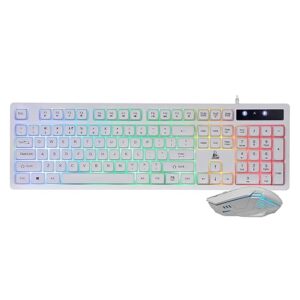 TAG Gamerz Commander 2.0 RGB Gaming Keyboard and Mouse Combo (White)