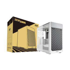 Zotac Gaming Alloy, 3 Fans, M-ATX Mini-Tower Cabinet (White)