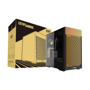 Zotac Gaming Alloy, 3 Fans, M-ATX Mini-Tower Cabinet (Black)