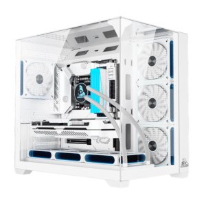 TAG Gamerz Orion, 7 ARGB Fans, ATX Mid-Tower Cabinet (White)