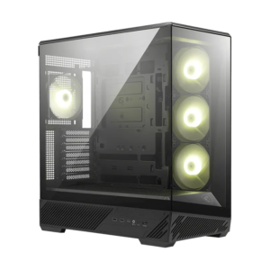 MSI MAG PANO 130R PZ, 4 ARGB Fans, ATX Mid-Tower Cabinet (Black)