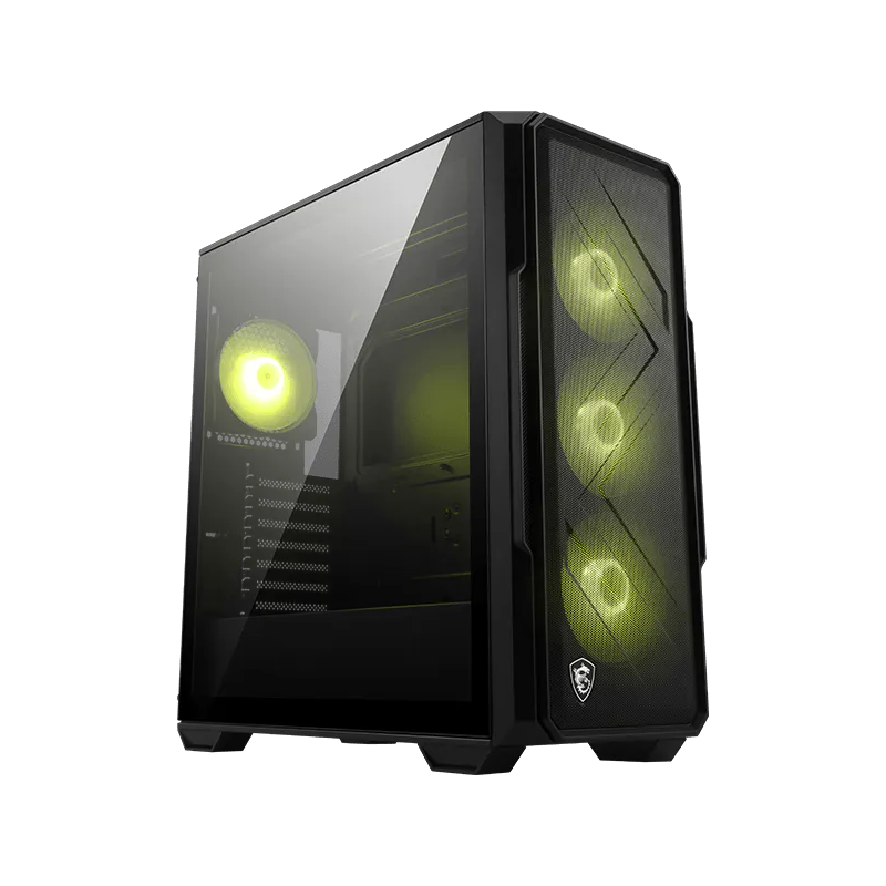 MSI MAG FORGE 340R AIRFLOW, 4 ARGB Fans, ATX Mid-Tower Cabinet (Black)